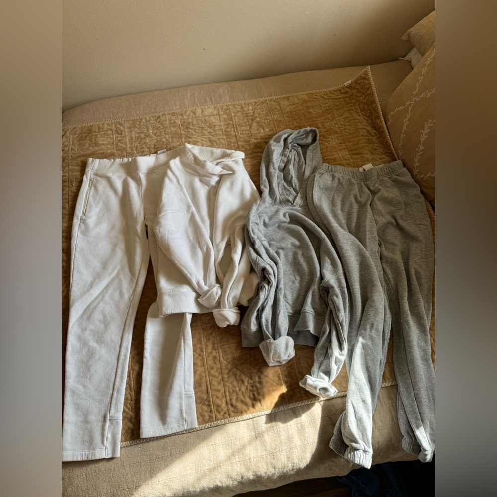 Banana republic and H&M sweat set